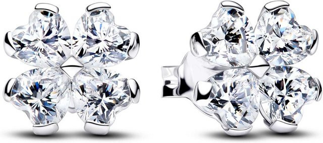 Ring, Halskette, Armband, Ohrstecker, 925 Silber, Zirkonia, Damen - Bild 1