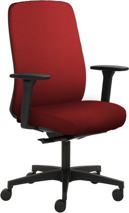 Mayer Sitzmöbel Drehstuhl rot mit Stoffbezug, B: 70 cm, H: 63 cm - Bild 1