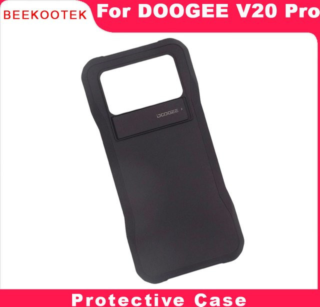 Doogee V20 Pro Schutzhülle Stoßfeste Rückseite Abdeckung in Schwarz - Bild 1