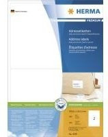 HERMA Premium Adressetiketten aus weißem FSC-Papier, permanent selbstklebend und matt laminiert, B: 19,96 cm, H: 14,35 cm, 200 Etiketten - Bild 1