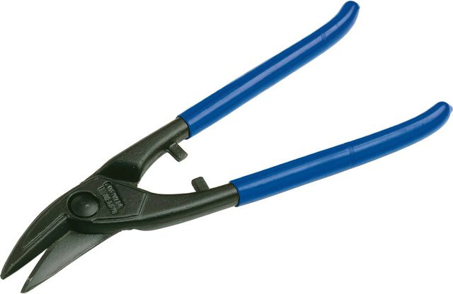 LUX-TOOLS Lochschere aus gehärtetem Stahl in Blau, 250 mm - Bild 1