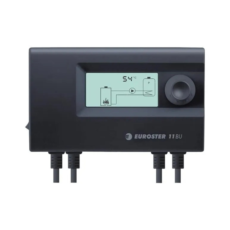 Euroster Differenzregler 11BU mit Anti-Stopp und LCD-Display in Schwarz, B/T/H: 150,0 x 90,0 x 52,0 cm - Bild 2