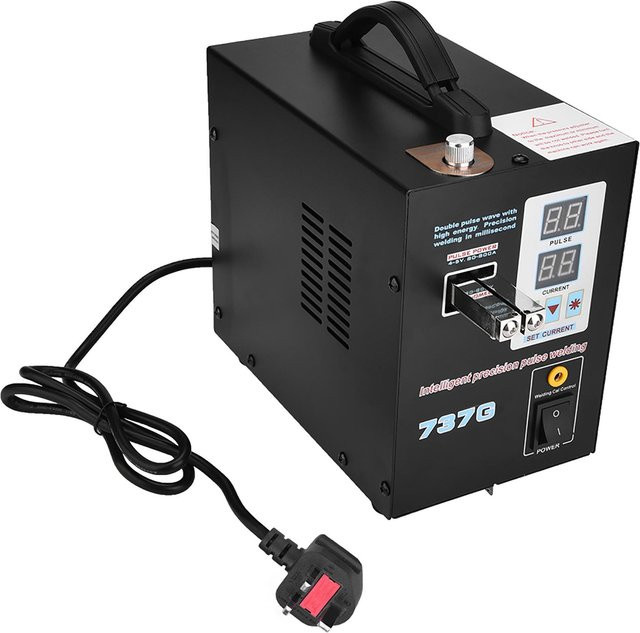 Aimo Tragbares Dual-Impuls-Batterie-Punktschweißgerät 800A in Schwarz für 0,05 bis 0,2 mm Schweißdicke - Bild 1