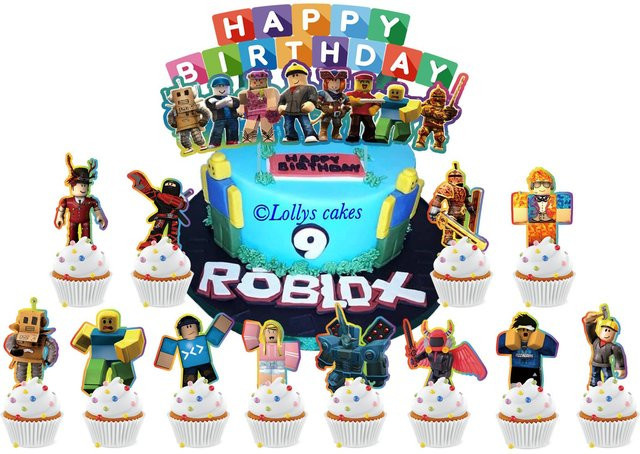 Discover Intime Roblox Kuchenaufsatz, Cupcake-Aufsatz Sets - Bild 1