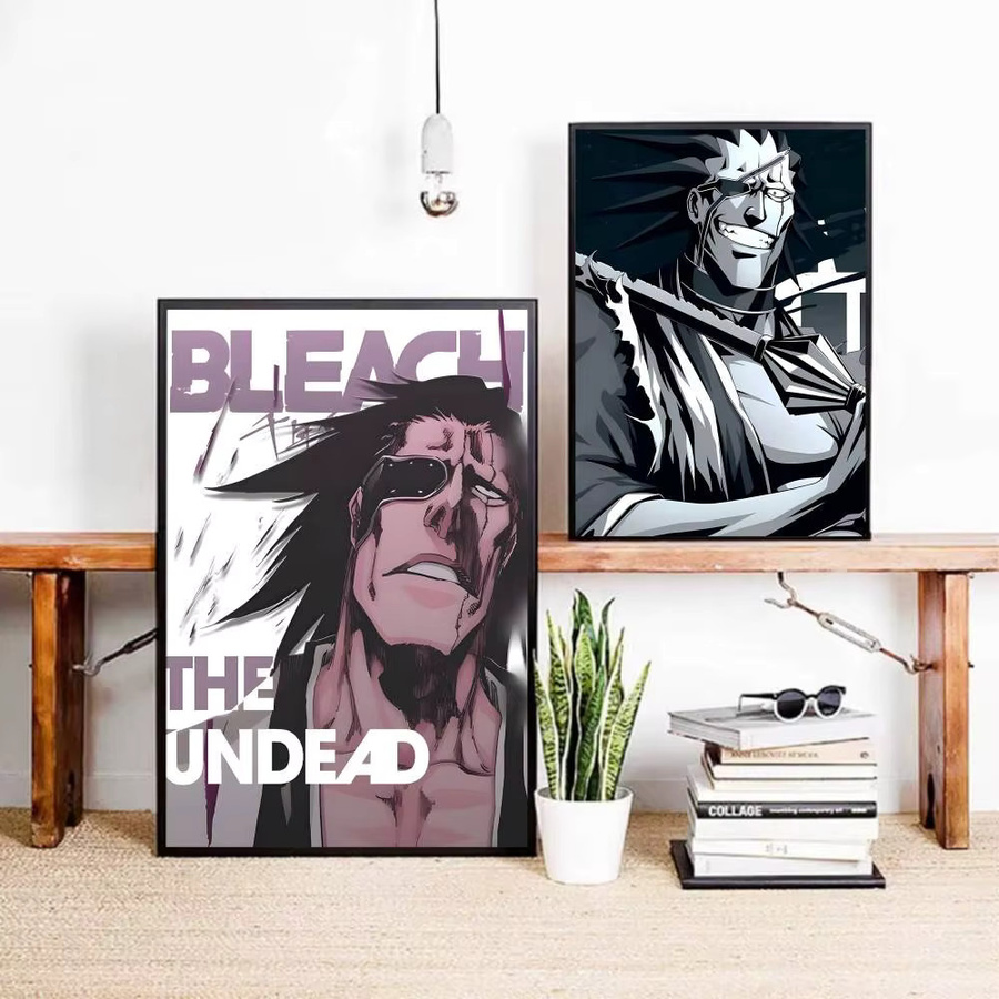 Selbstklebender Anime Poster Druck Kenpachi Zaraki Multicolour aus Papier - Bild 4