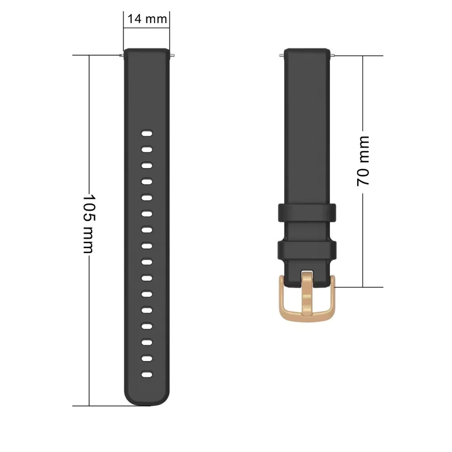Uhrenarmband Silikon, 14 mm, Garmin Lily 2, Unisex - Bild 2