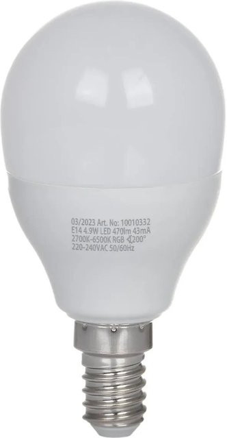 LUUMR Smart LED Tropfenlampe E14 in Weiß-Opal Weiß, RGBW, dimmbar, kompatibel mit Philips Hue, Amazon Alexa und Google Assistant - Bild 1
