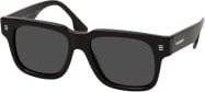 Burberry BE 4394 Sonnenbrille, Quadratisch, Vollrand, Kunststoff, Herren, Schwarz, Grau - Bild 1