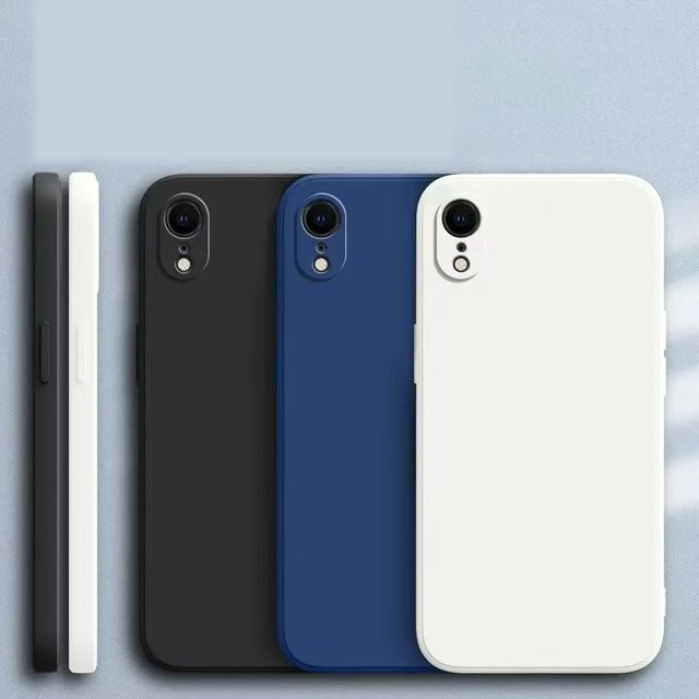 Ricestate Stoßfeste Silikon Schutzhülle für iPhone XR, iPhone X und iPhone XS Max in Schwarz - Bild 1