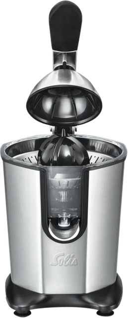 Solis Zitruspresse Citrus Juicer Typ 8453 aus Edelstahl in Silber, 160 W, L x B x H: 16 x 19 x 28 cm - Bild 2