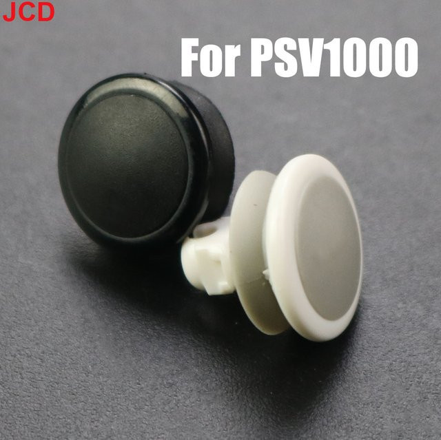 JCD 3D Analog-Joystick-Kappe für PS Vita 1000 und PSV 1000 in Weiß und Schwarz - Bild 1