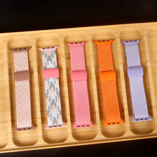 fiterme Uhrenarmband Nylon, Magnetverschluss, 40mm, 44mm, Unisex - Bild 1