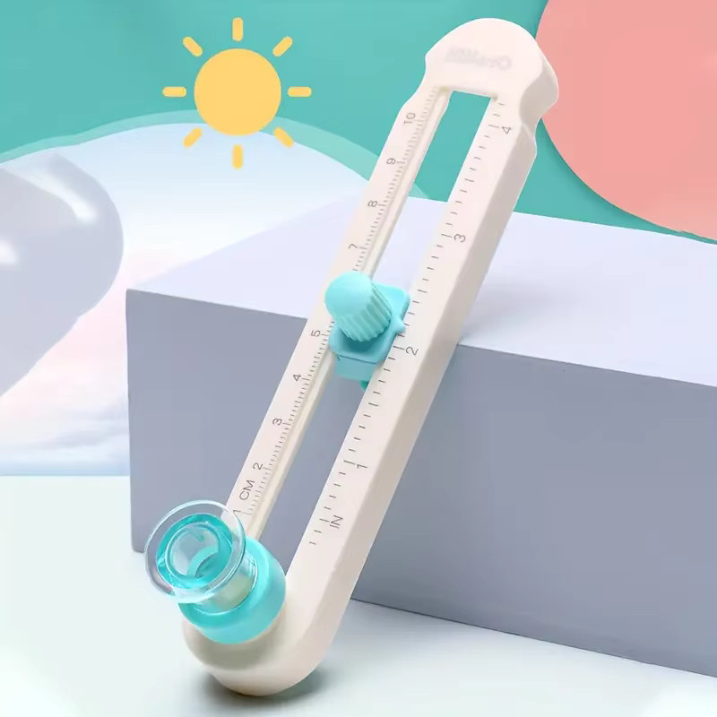 Kreisförmiger Papierschneider mit 45mm Messerkopf für Scrapbooking und Bastelarbeiten in Weiß - Bild 2