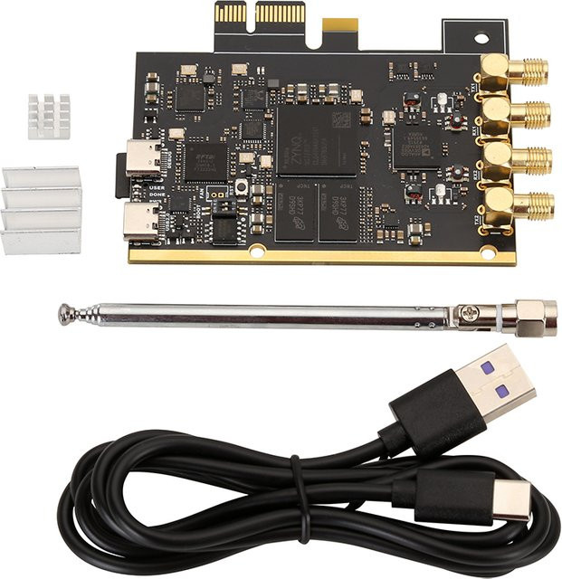 HLFEC PCIE SDR Software Defined Radio Zynq7010 + AD9363 70MHz-6GHz 2T2R Kompatibel mit ADALM-PLUTO Pluto Openwifi Zynqsdr in Schwarz - Bild 1