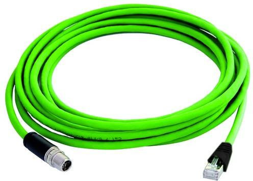 Telegärtner Cat6a Verbindungsleitung Ethernet LAN Stecker Schwarz Grün 7,5 m - Bild 1