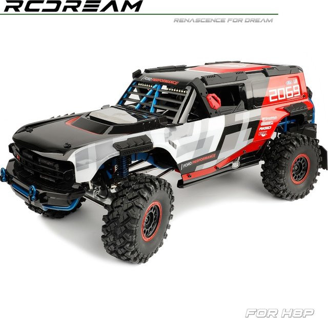 MJX H8P 1/8 RC Car Body Armor Grille, Front Guard Side Fender Radabdeckungen, Crawler Off-Road Shell Schutzteile Dekorationen - Bild 1