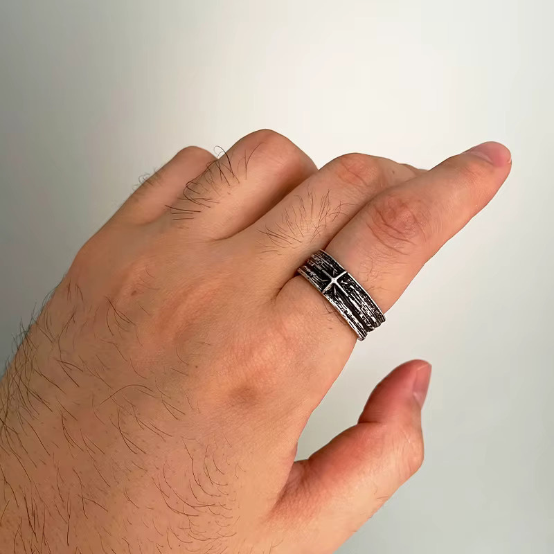 LENNIK Ring, Silber, Unisex, verstellbar, offen - Bild 2