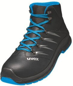 Uvex Stiefel 2 trend S3 Sicherheitsschuhe blau schwarz Größe 35 Weite 11 - Bild 1