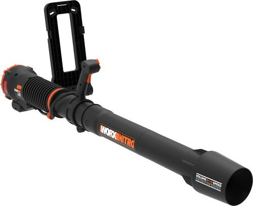 WORX PowerShare Laubbläser in Schwarz-Orange mit maximaler Blasgeschwindigkeit von 240 km/h und Akkubetrieb - Bild 1