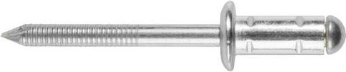 Gesipa Mehrbereichsblindniete aus Stahl und Aluminium in Silber, 250 Stück - Bild 1