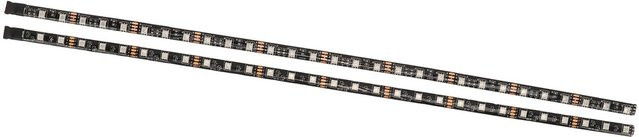 Fishine LED Scooter Strip Light Batteriebetrieben, Bunte RGB Decklichter für Elektroroller, Wasserdicht, Schwarz - Bild 1
