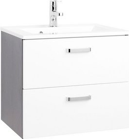 HELD MÖBEL Waschtisch Bologna in Weiss, B/H/T: 60 x 54 x 47 cm - Bild 1