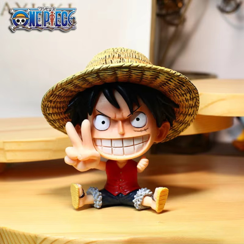 Bandai One Piece Anime Figur, Monkey D Ruffy Roronoa Zoro, PVC Modell - Bild 3