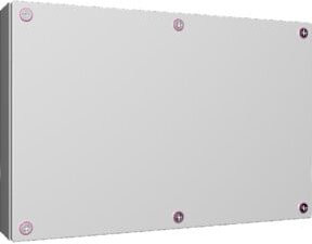 Rittal Klemmenkasten KX BHT aus Stahl, Grau, B/T/H: 15,0 x 15,0 x 8,0 cm - Bild 1