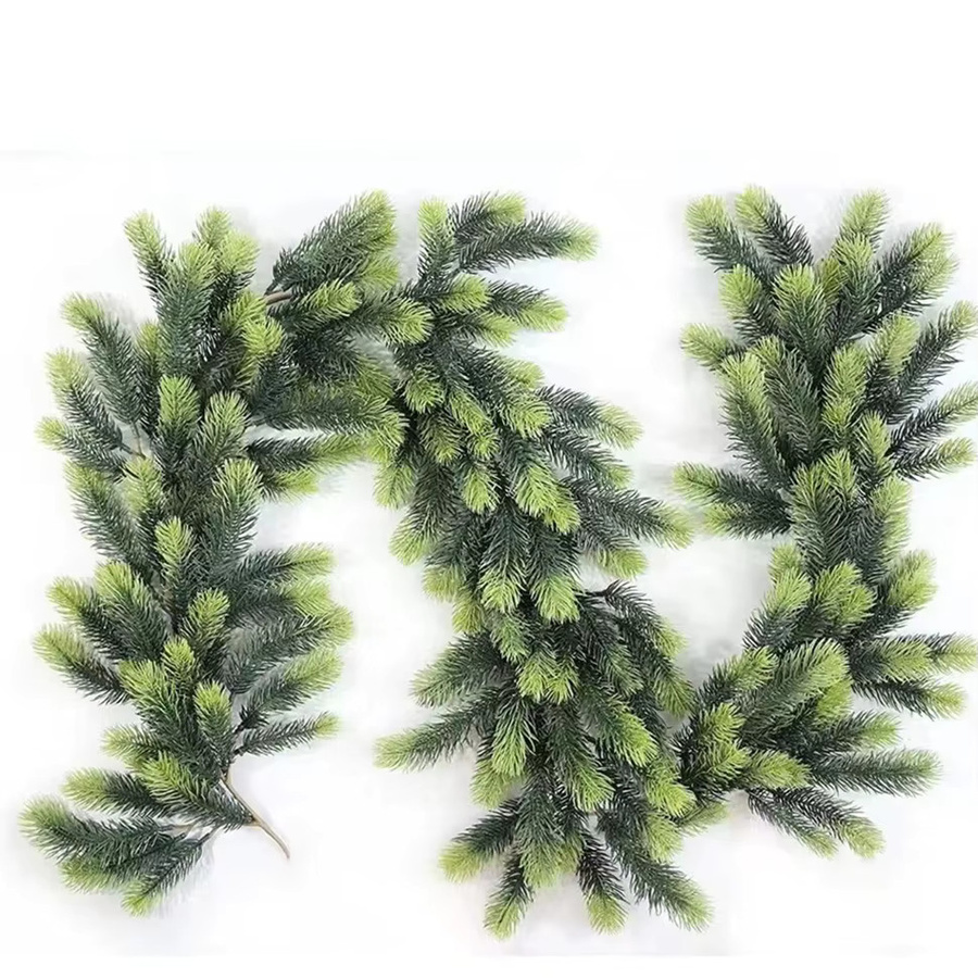 XIAOYINMO Kunstpflanze Grüne Kiefernnadeln und Weinreben aus Kunststoff für Dekorationen bei Hochzeiten, Partys oder im Garten - Bild 3