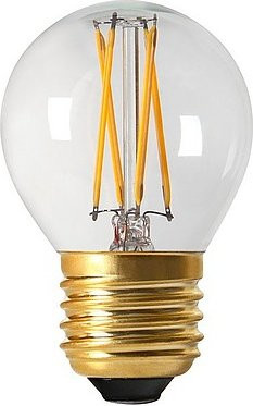 ELECT LED Filament Lichtquelle E27 Vintage Warmweiß Dimmbar Transparent - Bild 1