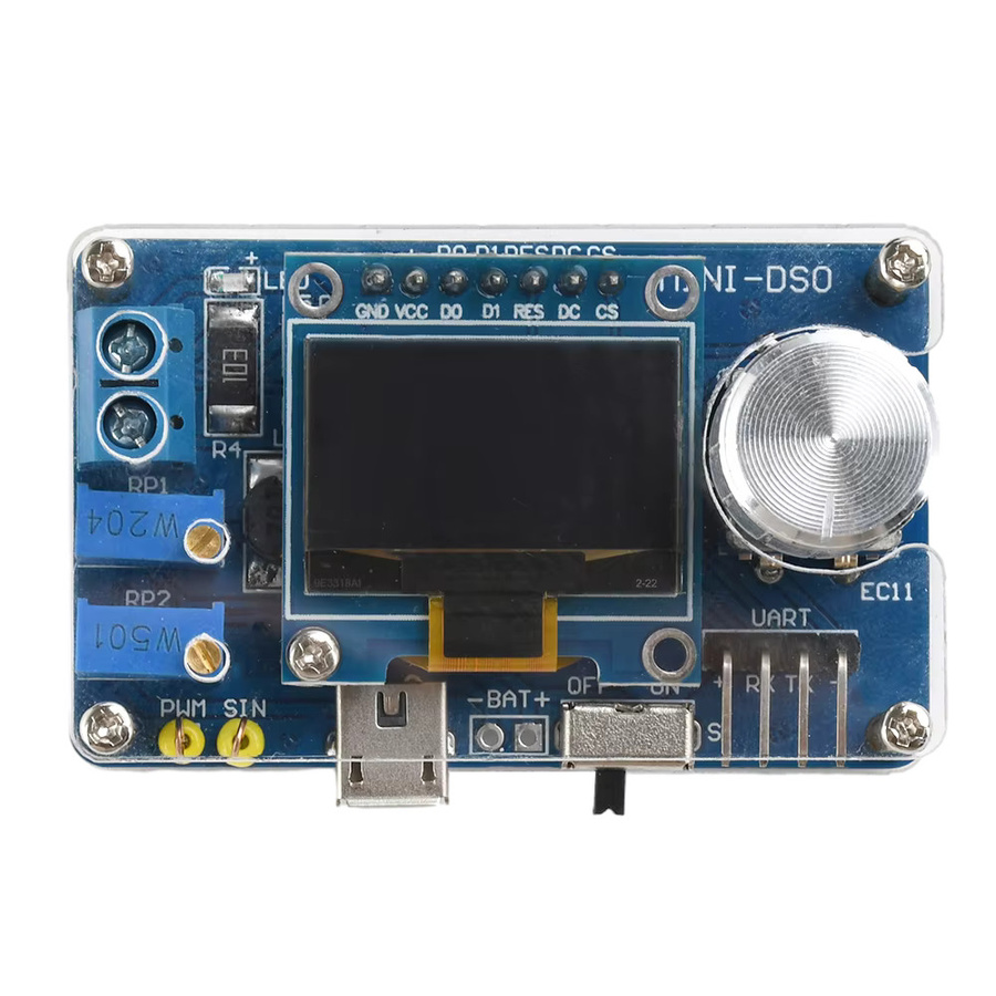 Aideepen DIY Mini Digital Oszilloskop Elektronik-Kit mit 0,96 Zoll Display in Blau - Bild 5