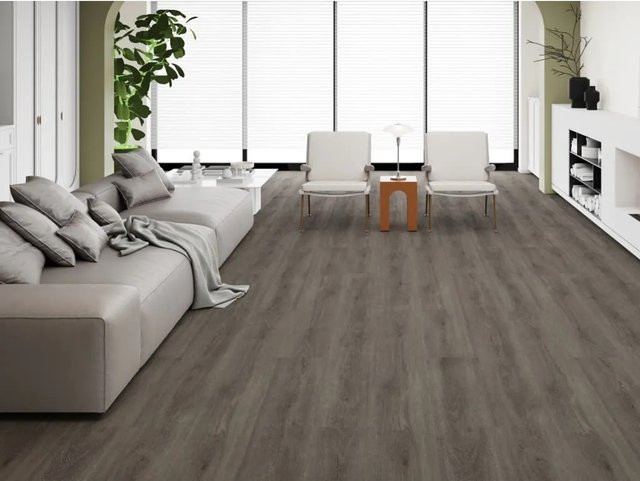 TIMEFLOOR Klebevinyl Premium in Eiche Greige Landhausdiele, Holzoptik, Beige-Grau, Stärke: 2,5 mm - Bild 1