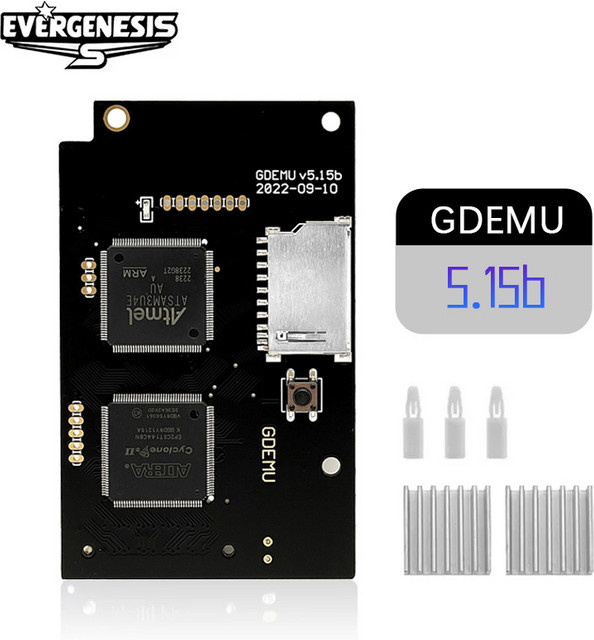 EVERGENESIS GDEMU 5.15b DC VA1 Emulationsplatine und Remote-Card-Montagesatz für SEGA Dreamcast Spielekonsole - Bild 1