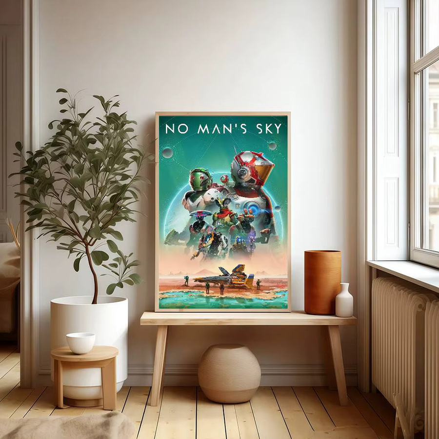 Ästhetisches Whitepaper Poster Bilibili Kunst Wandbild aus wasserfestem Papier in Mehrfarbig, B/H: 15 x 15 cm - Bild 4