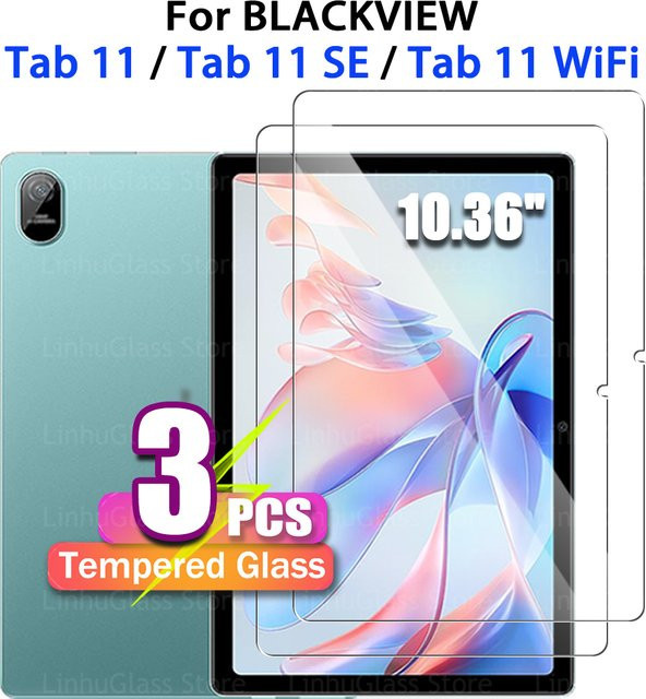 Blackview Tablet-Displayschutzfolie aus gehärtetem Glas für Tab 11, 11 SE und 11 WiFi, 10,36 Zoll, HD Clear, transparent - Bild 1