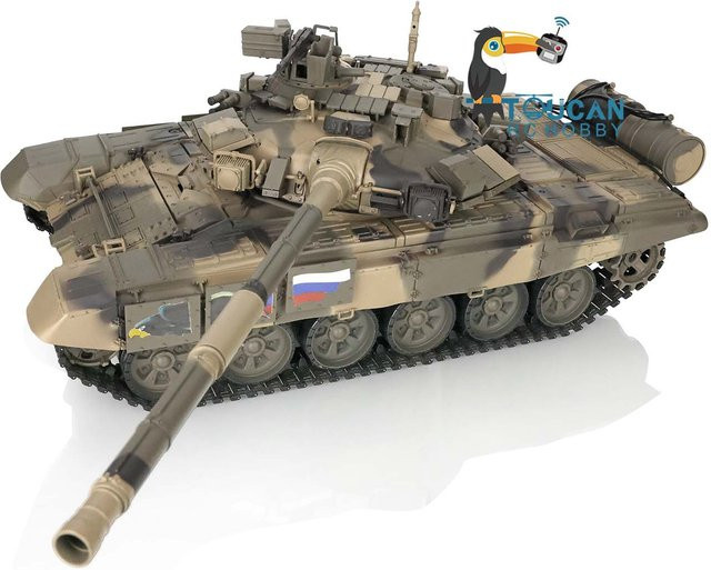 Heng Long Russland T90 Panzer, ferngesteuertes Panzermodell, 1:16, Kunststoff - Bild 1