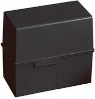 HAN Karteikasten aus Kunststoff für DIN A6 quer in Schwarz - Bild 1
