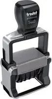 trodat Datumstempel Professional 4.0 5440 in Schwarz und Silber - Bild 1