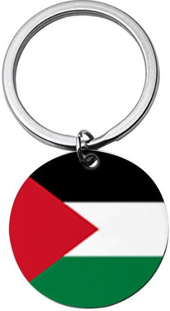 CHIC STUDIO Schlüsselanhänger Palästinensische Flagge, Unisex, black - Bild 1