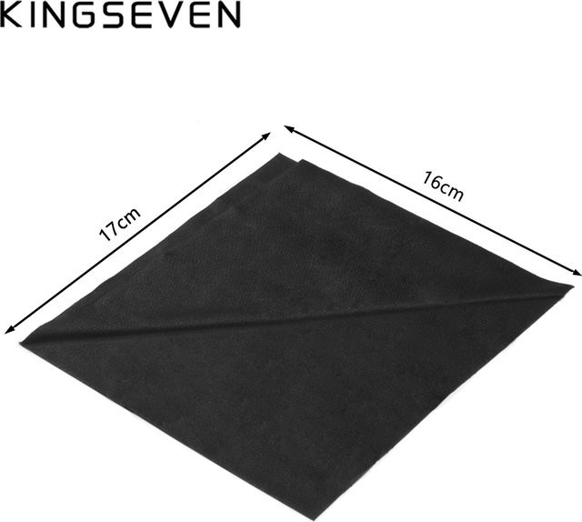 KINGSEVEN Mikrofasertuch, Schwarz, 10/20/50 Stück - Bild 1