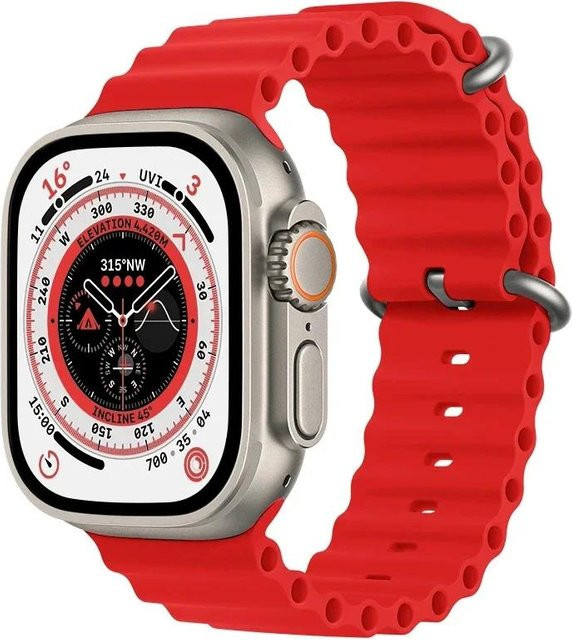 yunfook Uhrenarmband Silikon, grau, Unisex - Bild 1