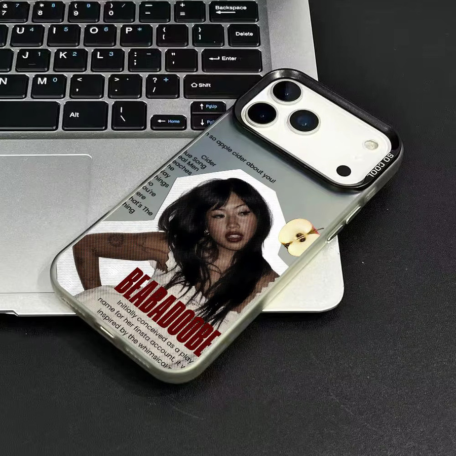 B-BeabadoobEES Handyhülle für iPhone 11 bis 17 Pro Max Matte Laser Aurora Stoßfest in Schwarz - Bild 3