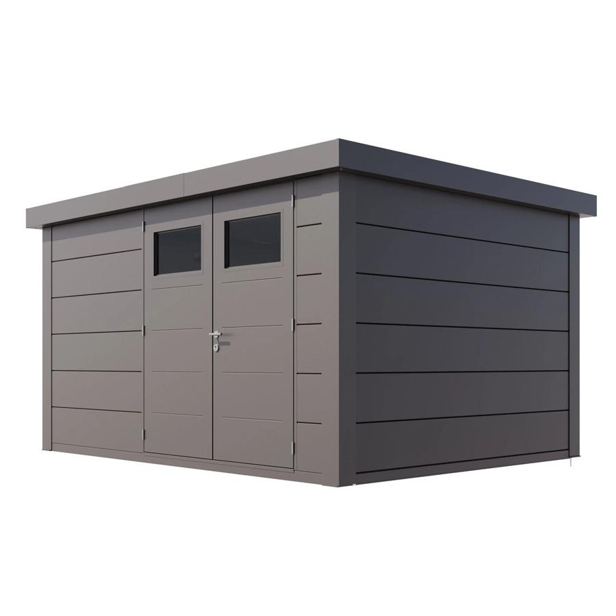 Telluria Gerätehaus Classico in Silber, B/H/T: 408 x 219 x 318 cm - Bild 2