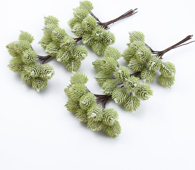 Smr Künstlicher Blumenkranz in Grün für Weihnachtsdekoration und Hochzeiten - Bild 1