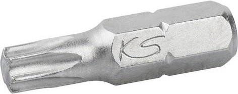 KS Tools Torx-Bit T27 1/4" CLASSIC, Länge: 25 mm, Farbe: Silber - Bild 1