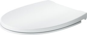 Duravit WC-Sitz oval mit Soft-Close und abnehmbarer Befestigung, Farbe: Weiß, Länge: 45,1 cm - Bild 1