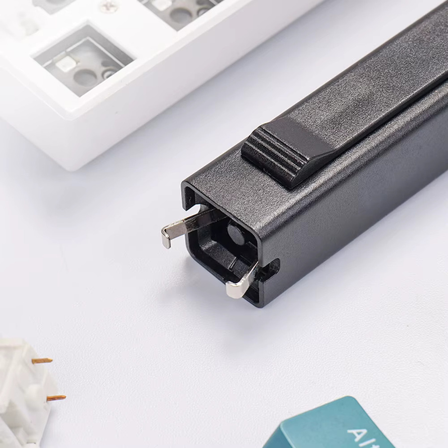 2-in-1 Hot-Swap-Schlüsselabzieher und Tastenkappen-Entferner in Schwarz für mechanische Tastaturen - Bild 2