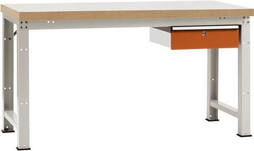 Manuflex Werkbank WP5402.2001 in Rotorange, B/T/H: 180 x 80 x 70 cm - Bild 1