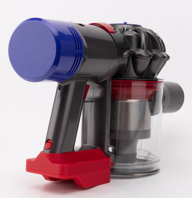 Parkside Batterieadapter für Lidi Parkside X20V Team Li-Ionen-Akkus zur Nutzung mit Dyson V7 und V8 Reinigungsgeräten, Multicolor - Bild 1
