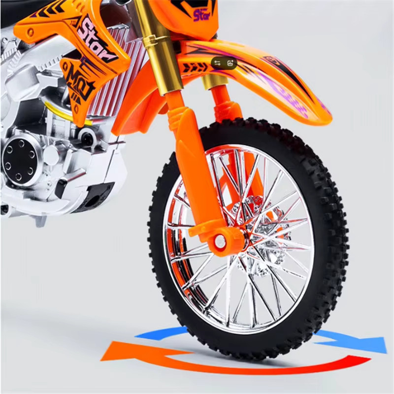 MAKEDA KX450 Sport Motorrad Modell, 1:10, Metall, Diecast - Bild 2